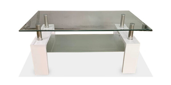 Mesa Central Vidrio Rectangular