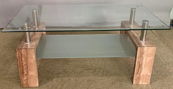 Mesa Central Vidrio Rectangular - Imagen 2