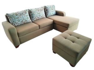 Esquinero lineal color gris, para suite o tv